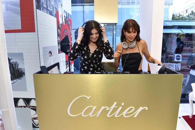 Maybe Baby DJing at Cartier Event